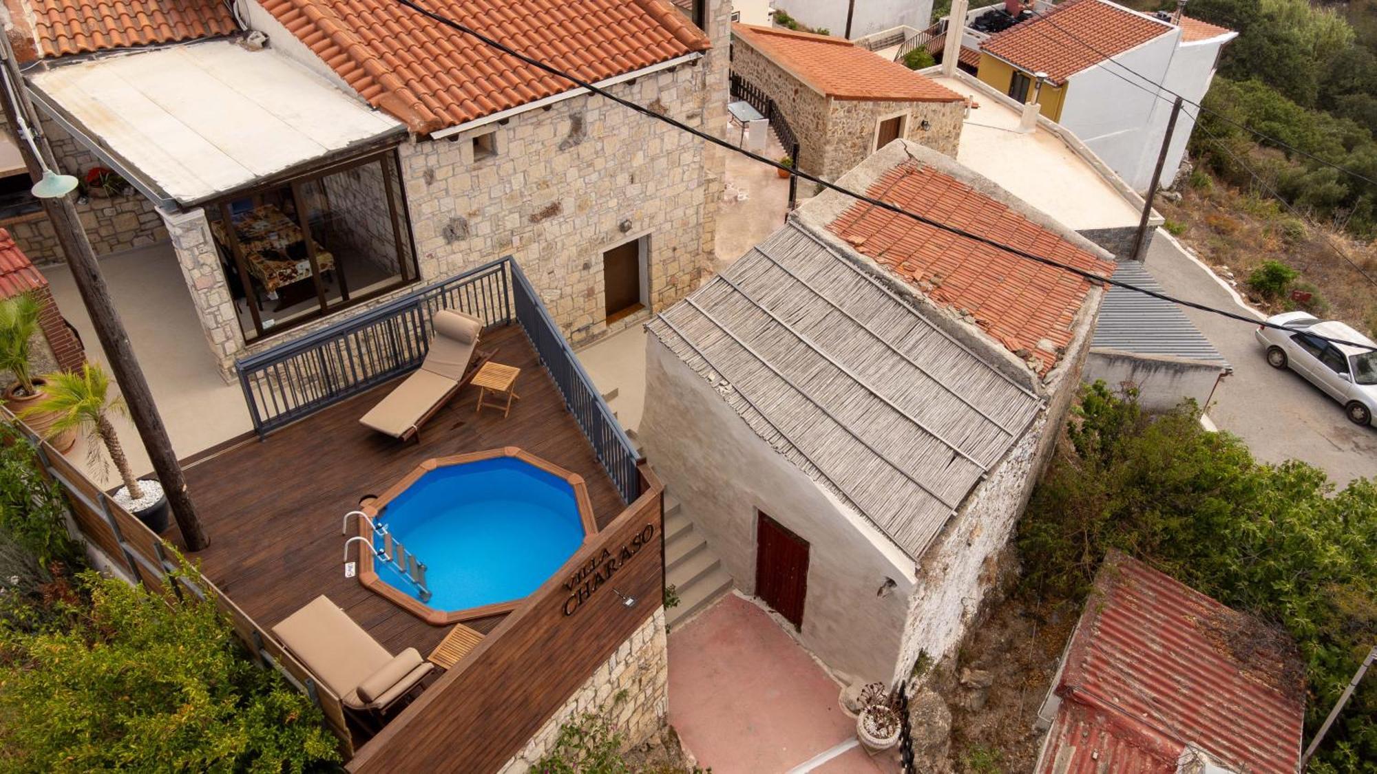 Villa Charaso Giorgio - Private Pool By Estia Kharason エクステリア 写真